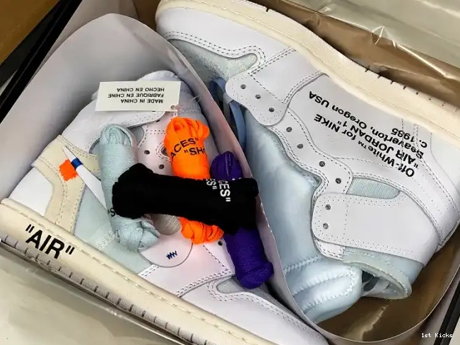White AQ0818-100 Air Jordan Off-White High 1 Retro 0529